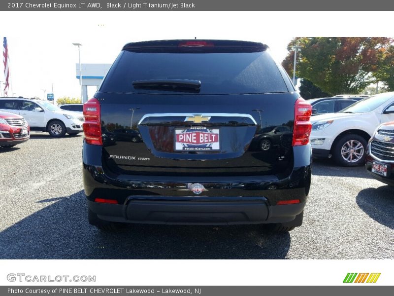 Black / Light Titanium/Jet Black 2017 Chevrolet Equinox LT AWD