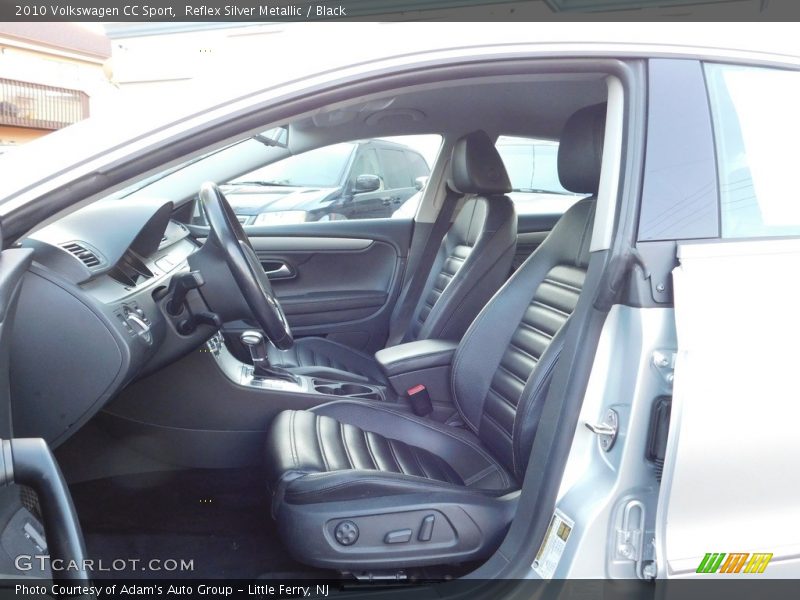 Reflex Silver Metallic / Black 2010 Volkswagen CC Sport