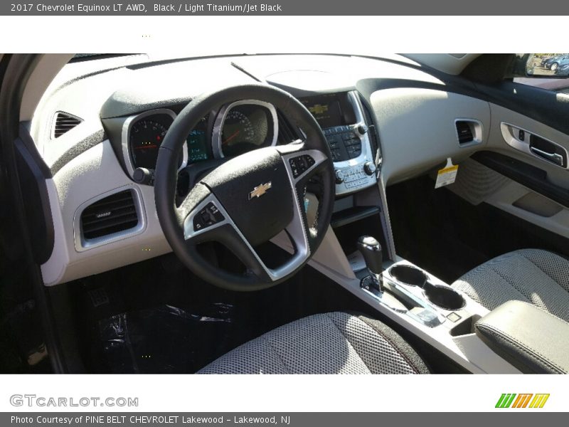 Black / Light Titanium/Jet Black 2017 Chevrolet Equinox LT AWD
