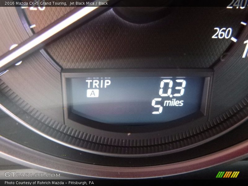 Jet Black Mica / Black 2016 Mazda CX-5 Grand Touring