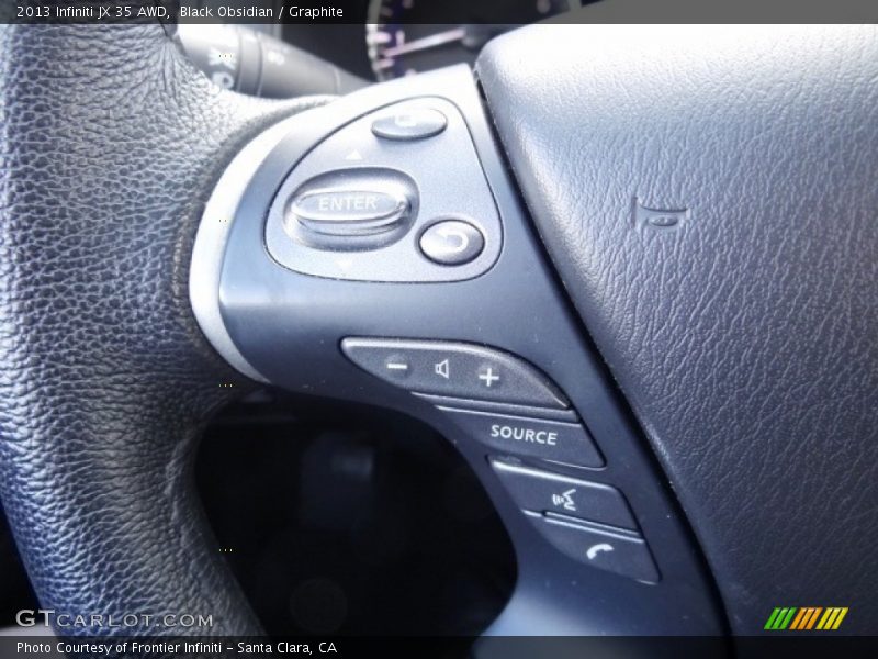 Black Obsidian / Graphite 2013 Infiniti JX 35 AWD