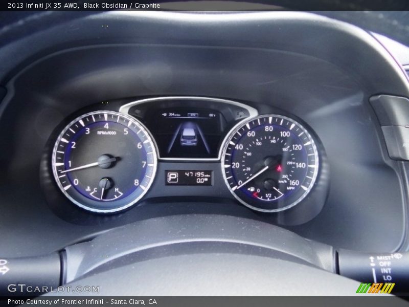 Black Obsidian / Graphite 2013 Infiniti JX 35 AWD