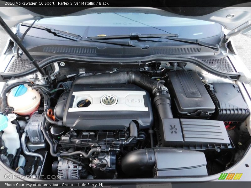 Reflex Silver Metallic / Black 2010 Volkswagen CC Sport