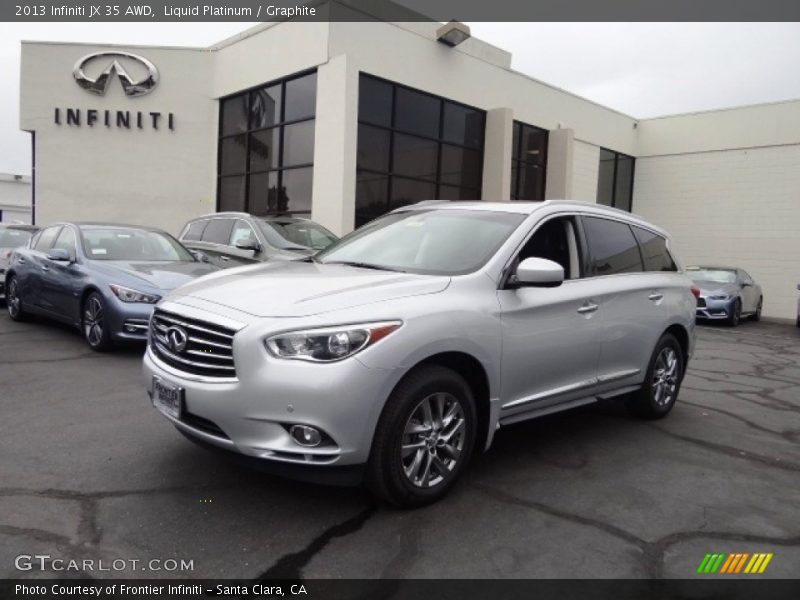 Liquid Platinum / Graphite 2013 Infiniti JX 35 AWD