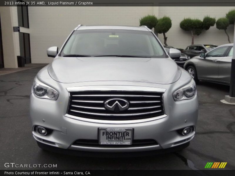Liquid Platinum / Graphite 2013 Infiniti JX 35 AWD