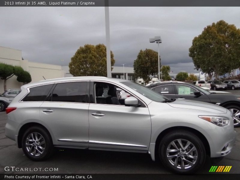 Liquid Platinum / Graphite 2013 Infiniti JX 35 AWD