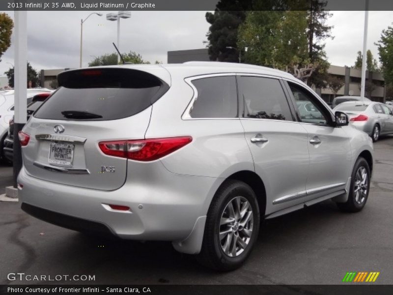 Liquid Platinum / Graphite 2013 Infiniti JX 35 AWD