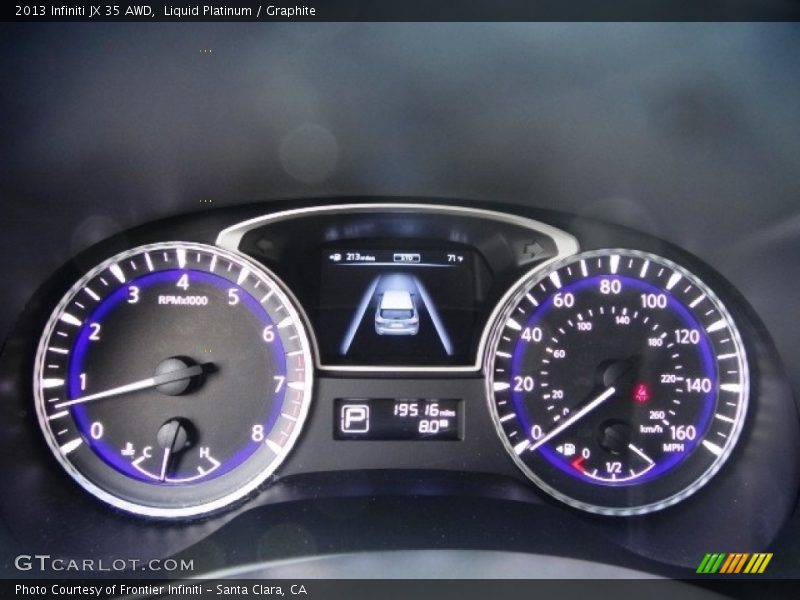Liquid Platinum / Graphite 2013 Infiniti JX 35 AWD