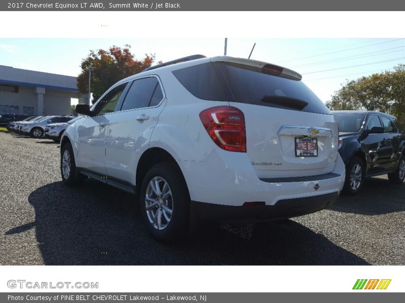 Summit White / Jet Black 2017 Chevrolet Equinox LT AWD