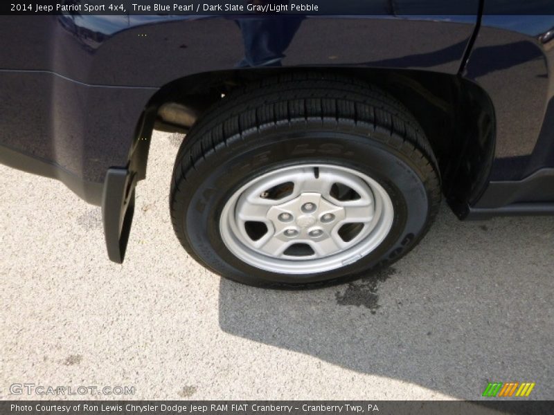 True Blue Pearl / Dark Slate Gray/Light Pebble 2014 Jeep Patriot Sport 4x4