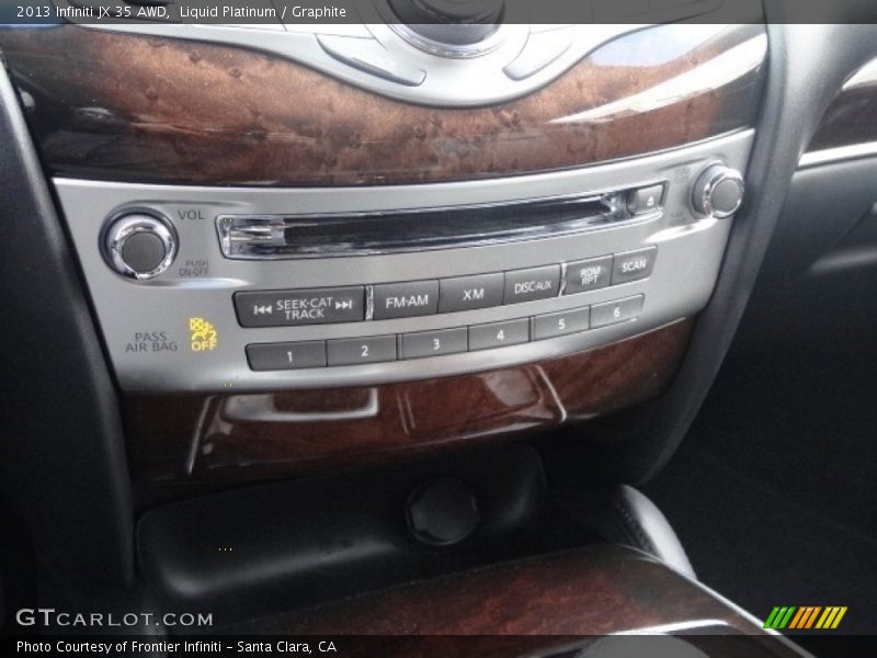 Liquid Platinum / Graphite 2013 Infiniti JX 35 AWD