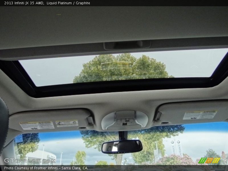 Liquid Platinum / Graphite 2013 Infiniti JX 35 AWD