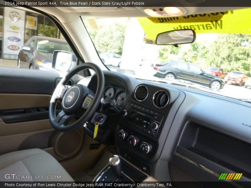 True Blue Pearl / Dark Slate Gray/Light Pebble 2014 Jeep Patriot Sport 4x4