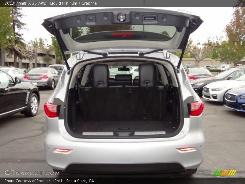 Liquid Platinum / Graphite 2013 Infiniti JX 35 AWD
