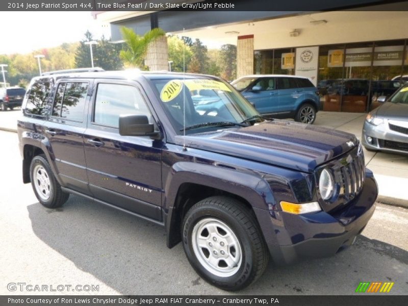 True Blue Pearl / Dark Slate Gray/Light Pebble 2014 Jeep Patriot Sport 4x4