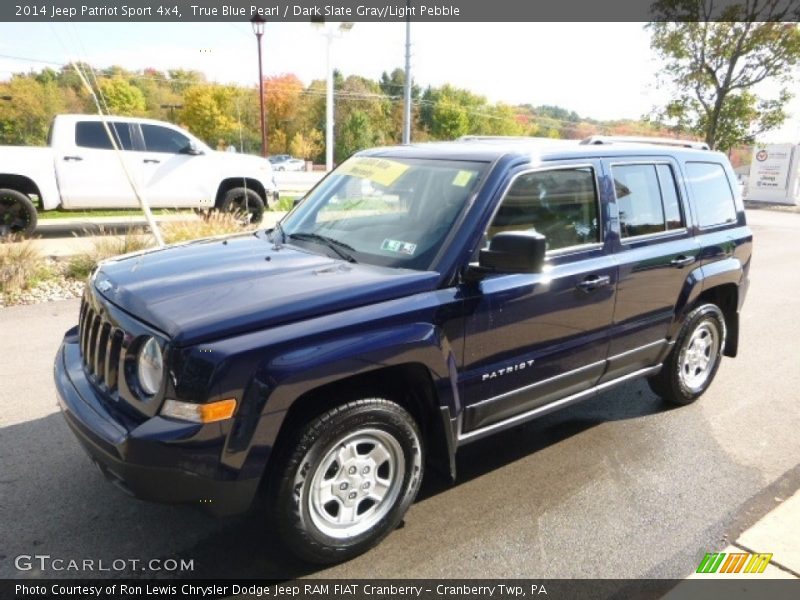 True Blue Pearl / Dark Slate Gray/Light Pebble 2014 Jeep Patriot Sport 4x4