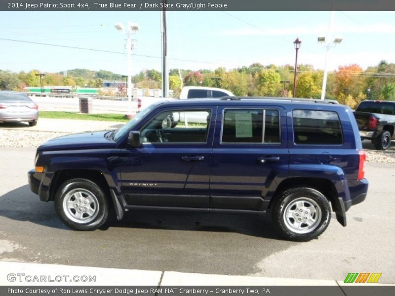 True Blue Pearl / Dark Slate Gray/Light Pebble 2014 Jeep Patriot Sport 4x4