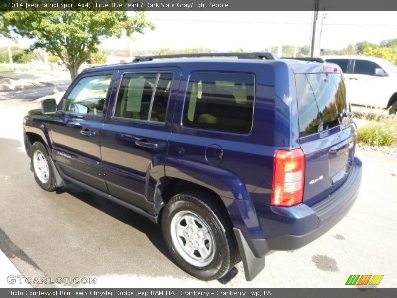 True Blue Pearl / Dark Slate Gray/Light Pebble 2014 Jeep Patriot Sport 4x4