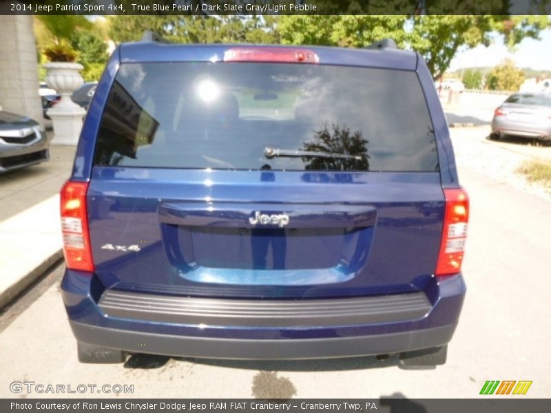True Blue Pearl / Dark Slate Gray/Light Pebble 2014 Jeep Patriot Sport 4x4