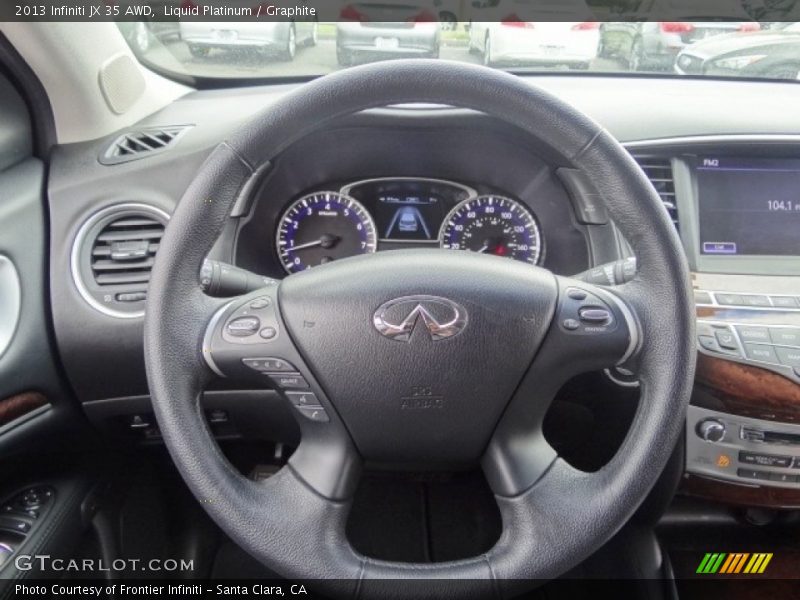 Liquid Platinum / Graphite 2013 Infiniti JX 35 AWD