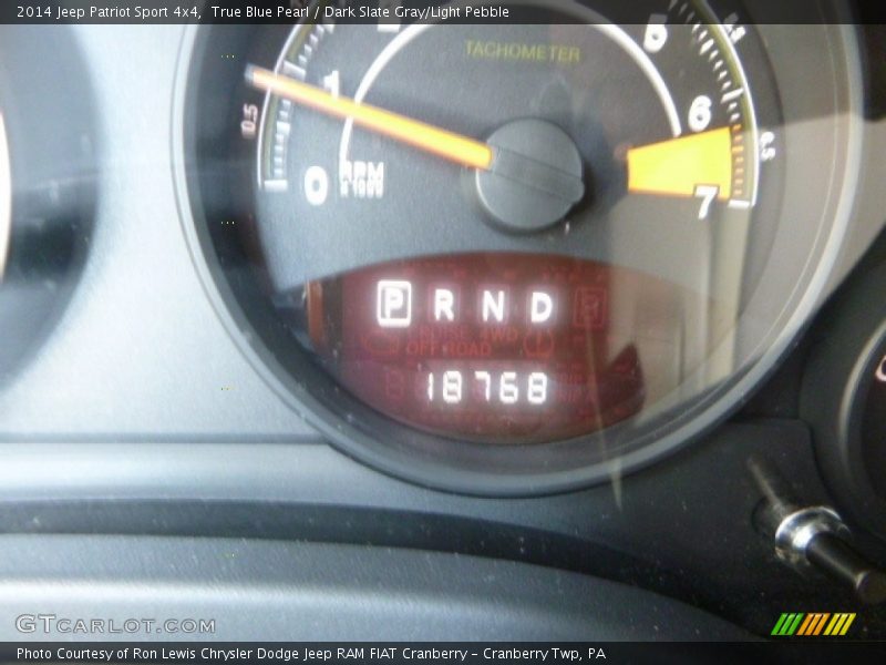 True Blue Pearl / Dark Slate Gray/Light Pebble 2014 Jeep Patriot Sport 4x4