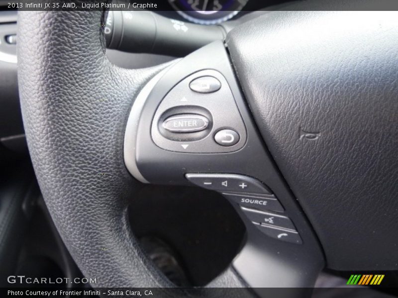 Liquid Platinum / Graphite 2013 Infiniti JX 35 AWD