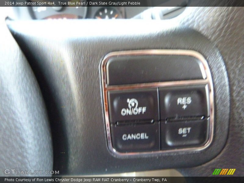 True Blue Pearl / Dark Slate Gray/Light Pebble 2014 Jeep Patriot Sport 4x4