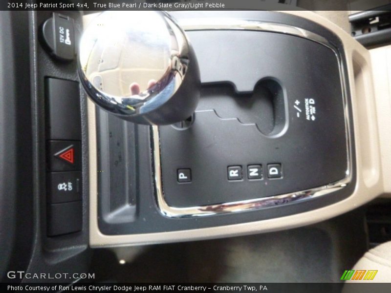 True Blue Pearl / Dark Slate Gray/Light Pebble 2014 Jeep Patriot Sport 4x4