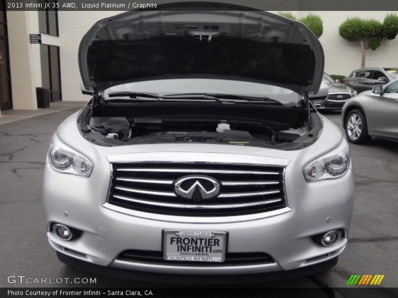 Liquid Platinum / Graphite 2013 Infiniti JX 35 AWD