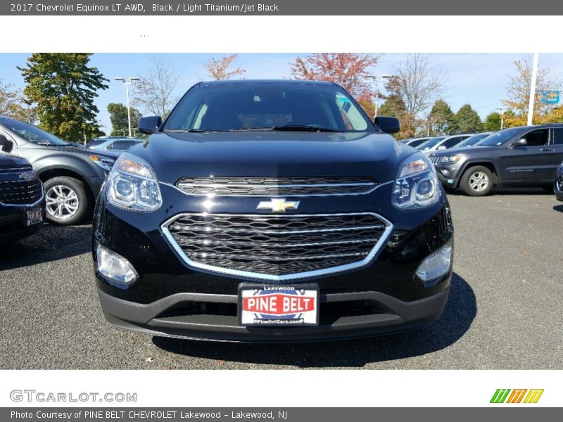 Black / Light Titanium/Jet Black 2017 Chevrolet Equinox LT AWD