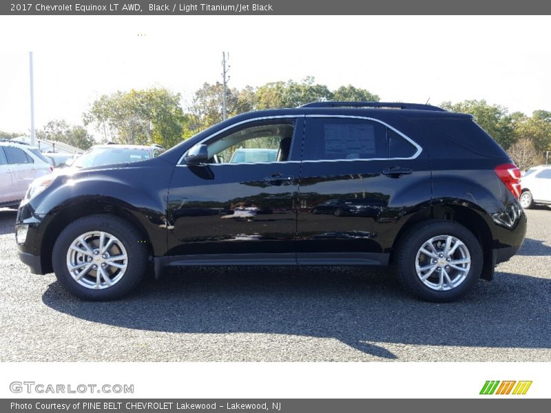 Black / Light Titanium/Jet Black 2017 Chevrolet Equinox LT AWD