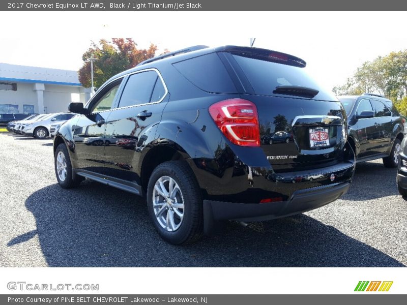 Black / Light Titanium/Jet Black 2017 Chevrolet Equinox LT AWD