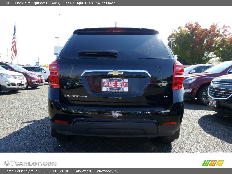 Black / Light Titanium/Jet Black 2017 Chevrolet Equinox LT AWD