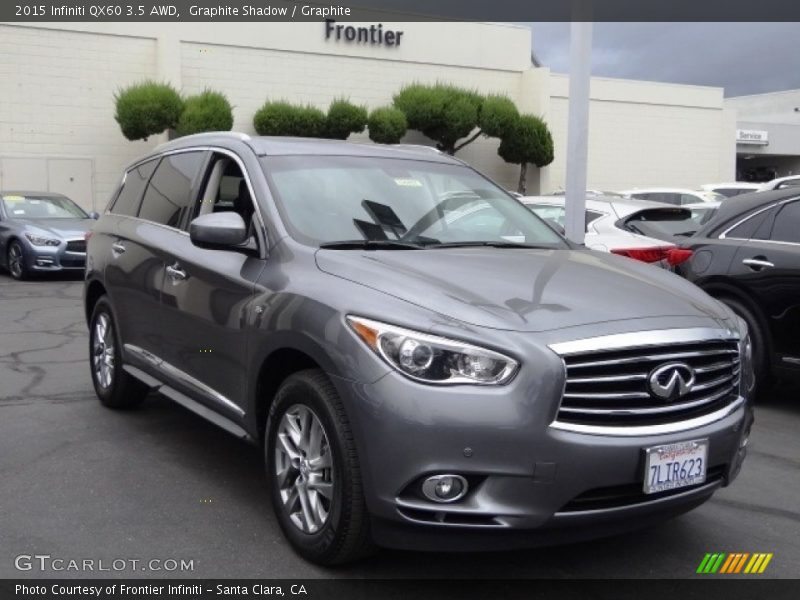 Graphite Shadow / Graphite 2015 Infiniti QX60 3.5 AWD