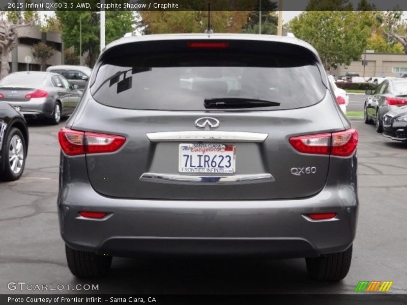 Graphite Shadow / Graphite 2015 Infiniti QX60 3.5 AWD
