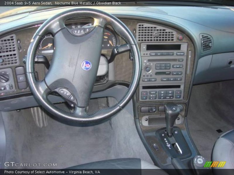 Nocturne Blue Metallic / Obsidian Black 2004 Saab 9-5 Aero Sedan