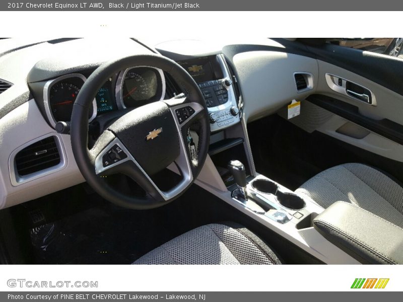 Black / Light Titanium/Jet Black 2017 Chevrolet Equinox LT AWD