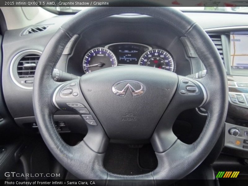 Graphite Shadow / Graphite 2015 Infiniti QX60 3.5 AWD