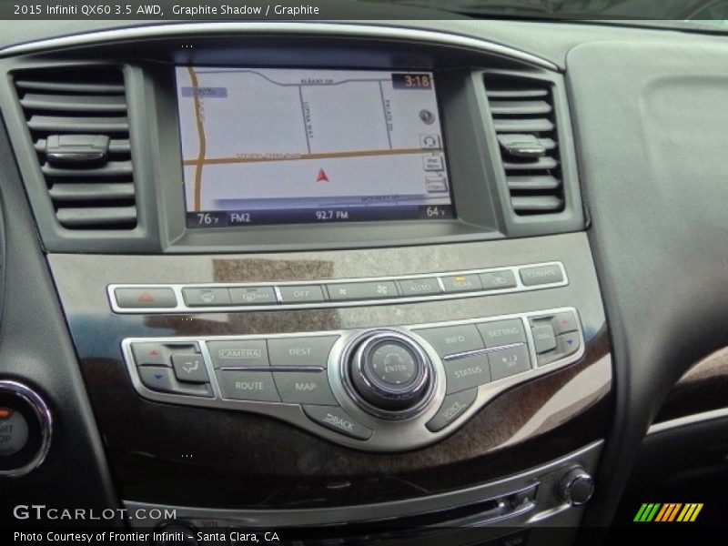 Graphite Shadow / Graphite 2015 Infiniti QX60 3.5 AWD