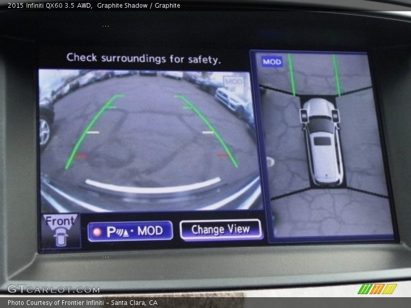 Graphite Shadow / Graphite 2015 Infiniti QX60 3.5 AWD