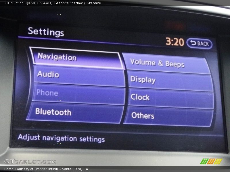 Graphite Shadow / Graphite 2015 Infiniti QX60 3.5 AWD