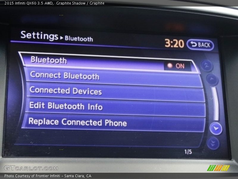 Graphite Shadow / Graphite 2015 Infiniti QX60 3.5 AWD