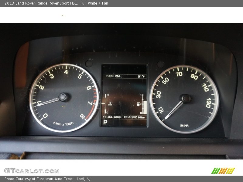 Fuji White / Tan 2013 Land Rover Range Rover Sport HSE