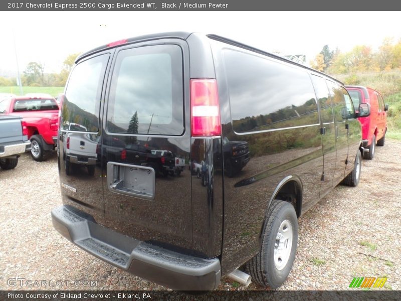 Black / Medium Pewter 2017 Chevrolet Express 2500 Cargo Extended WT
