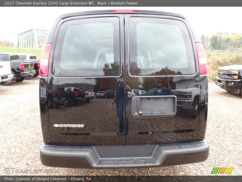 Black / Medium Pewter 2017 Chevrolet Express 2500 Cargo Extended WT
