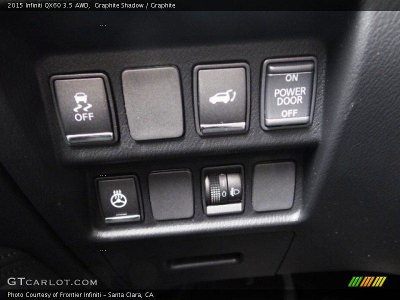 Graphite Shadow / Graphite 2015 Infiniti QX60 3.5 AWD