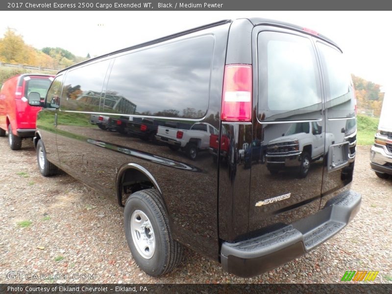 Black / Medium Pewter 2017 Chevrolet Express 2500 Cargo Extended WT