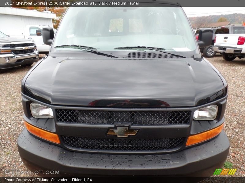 Black / Medium Pewter 2017 Chevrolet Express 2500 Cargo Extended WT