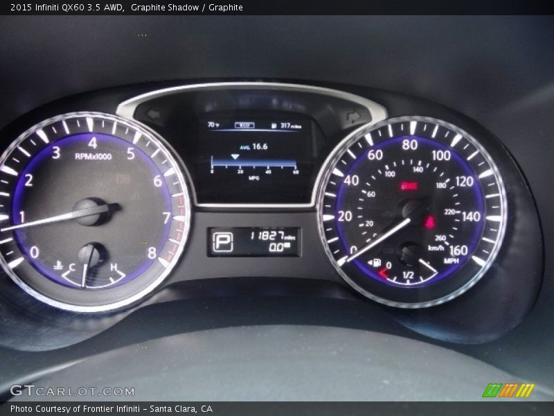 Graphite Shadow / Graphite 2015 Infiniti QX60 3.5 AWD