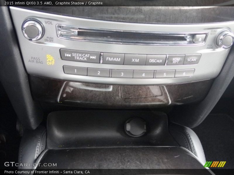 Graphite Shadow / Graphite 2015 Infiniti QX60 3.5 AWD
